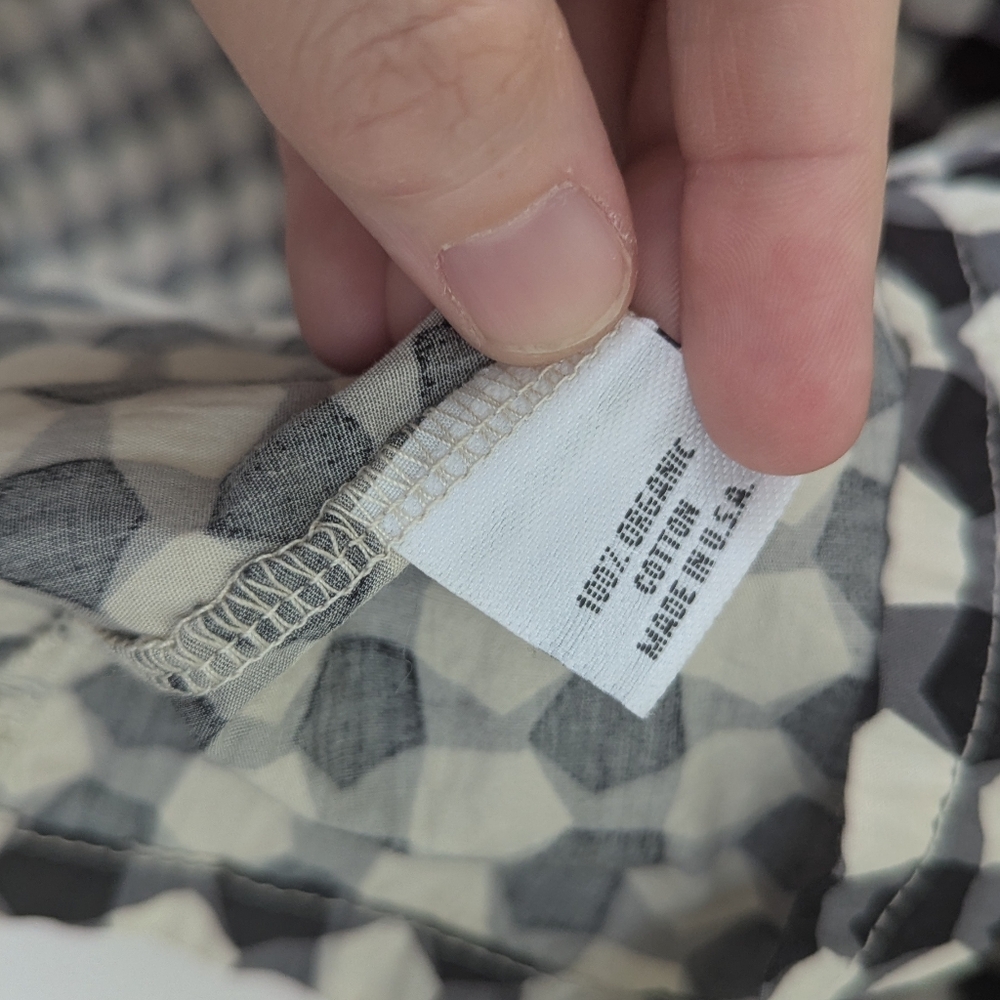 Bryn Walker Lucinda Organic Cotton Poplin Checkered Print‎ Top - Picture 8 of 12